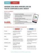 Infographie juridique détaillant les méthodes de vente via la plateforme en ligne Biddit.