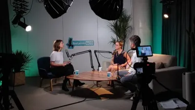 Session d'enregistrement de podcasts Notaires&CO.