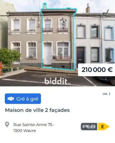 Biddit - Maison Wavre