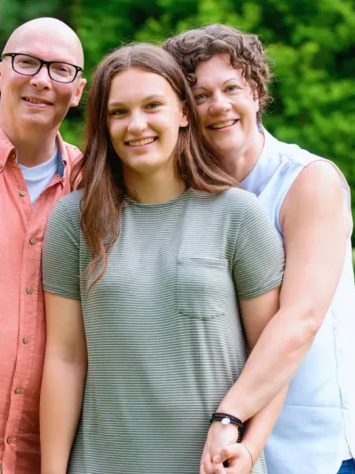 ouders met dochter 