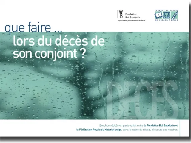 La couverture de la brochure
